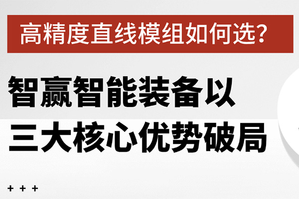 高精度直線模組如何選？智贏智能裝備以三大核心優(yōu)勢破局